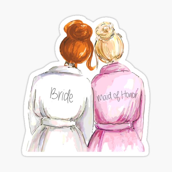 Item preview, Maid of Honor Gift Proposal | Best Wedding Gift for Bride | Bride Gift from MOH | Bridal Shower Gift for Her | Maid of Honor Gift from Bride (Redhead & Blonde) designed and sold by premiertreats.