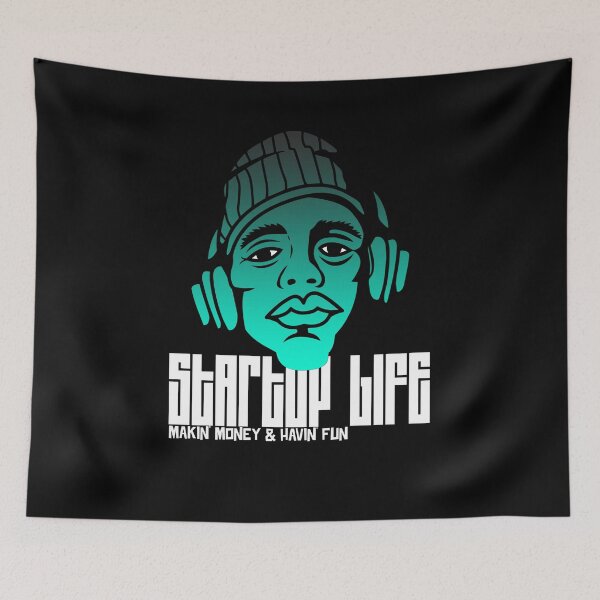 Item preview, Startup Life: Groove Blue designed and sold by HistoryMafia.