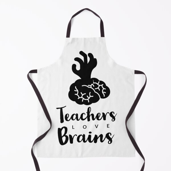 Item preview, Teachers love brains - funny - teacher job - Halloween designed and sold by Tropical Blood.