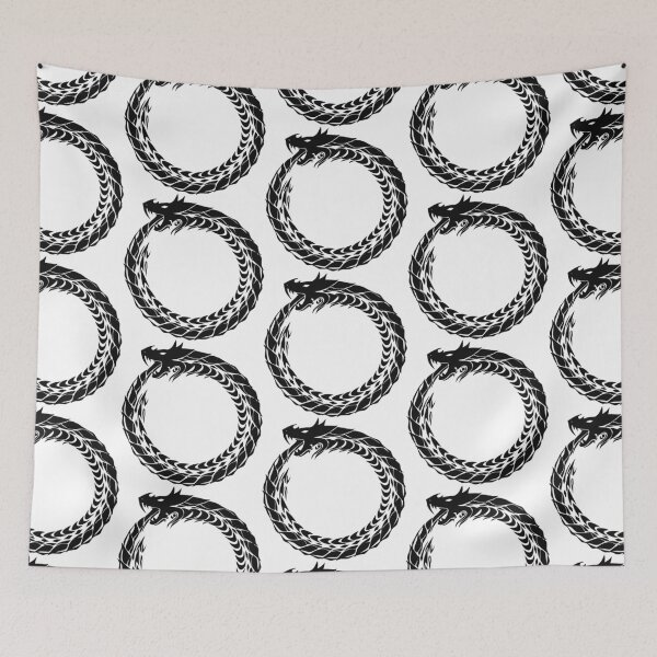 Item preview, Serpent Dragon Eating its Tail Ouroboros designed and sold by AlteredAtelier.