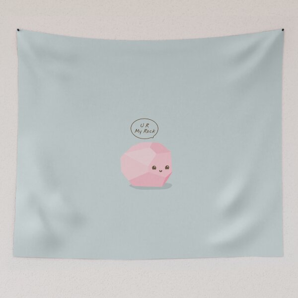 Item preview, You Are My Rock | Cute Motivational Pink Rock designed and sold by . l i m o n a d e . c r e a t i o n s ..