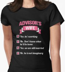 ADVISOR'S WIFE Women's Fitted T-Shirt