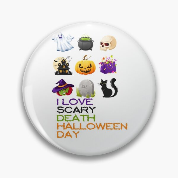Item preview, I love scary death halloween day: Funny scary design for horror lovers designed and sold by fajali master.