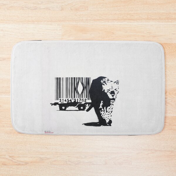Item preview, Banksy Barcode Tiger Leopard Stencil Art  designed and sold by WE-ARE-BANKSY.