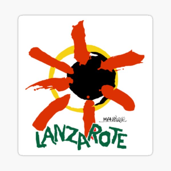 Item preview, Lanzarote Manrique Small Sun Volcano Symbol designed and sold by iCimages.net.