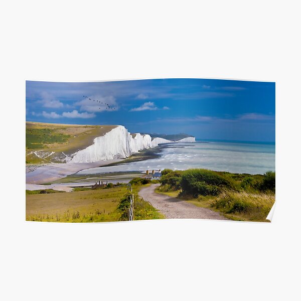 White Cliffs Of Dover Wall Art Redbubble