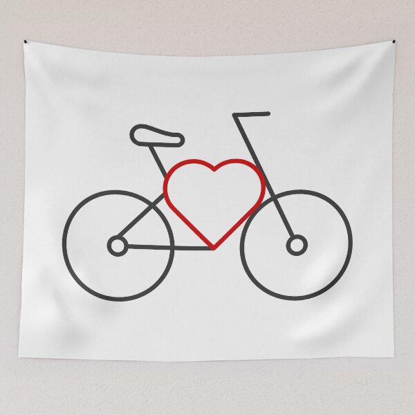Item preview, Bicycle with heart shape. designed and sold by TashaVector.