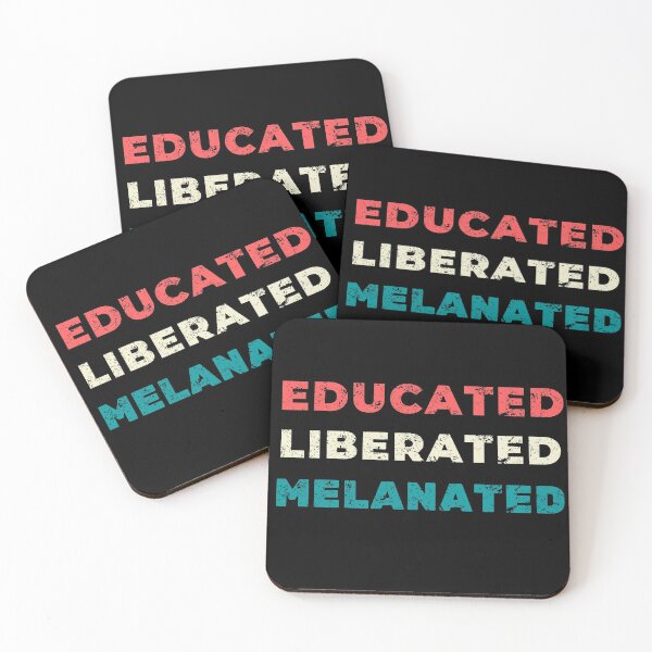 Item preview, Educated Liberated Melanated - Educated Black Pride  designed and sold by OneandHalf.