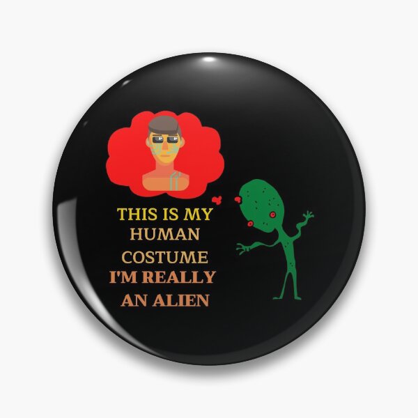 Item preview, Funny Alien This Is My Human Costume I'm Really An Alien Shirt designed and sold by Bosseah.