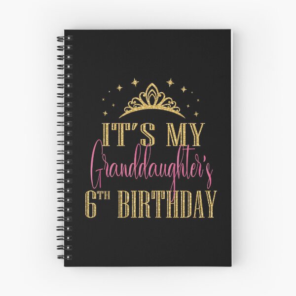 Item preview, It's My Granddaughter 6th Birthday Girls Party Matching product designed and sold by Grabitees.
