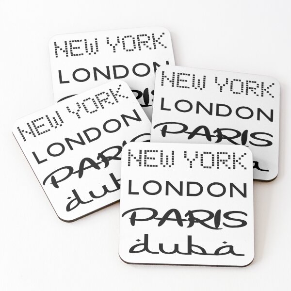 Item preview, New York, London, Paris, Duba! designed and sold by Twenty Twenty Visions.