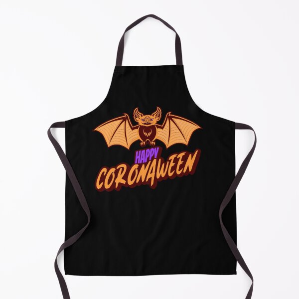 Item preview, Happy Coronaween! Quarantined Halloween with a Bat designed and sold by TwinTailDesigns.