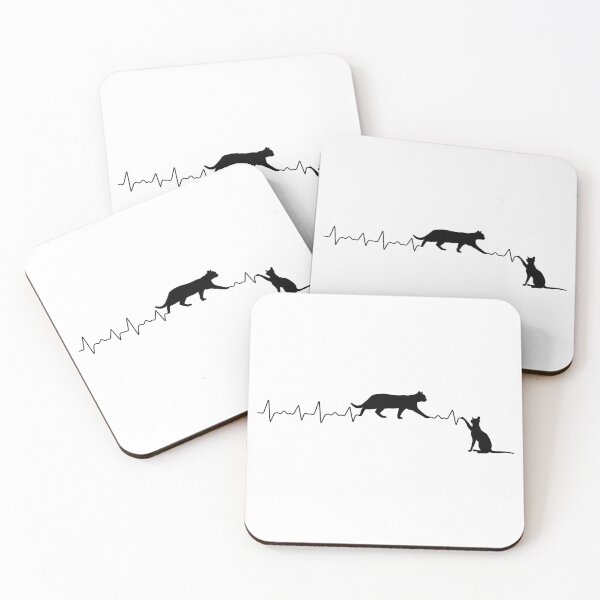 Item preview, Cats heartbeat cat lover graphic designed and sold by Alex-Creare.