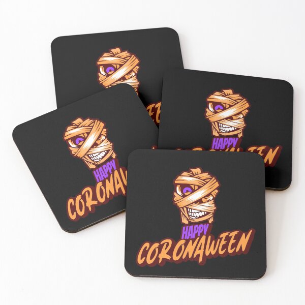Item preview, Happy Coronaween! Quarantined Halloween with a Mummy designed and sold by TwinTailDesigns.