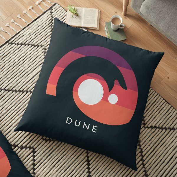 Dune 2020 Sandworm Arrakis Floor Pillow