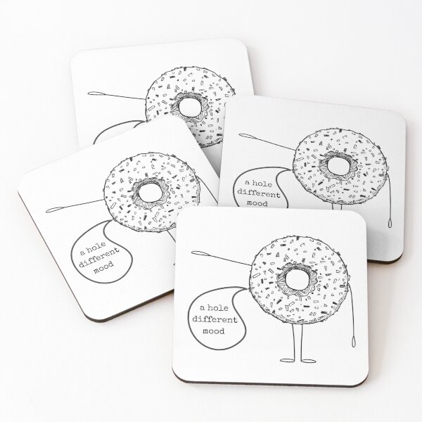 Item preview, "a hole different mood" donut puns designed and sold by thecakeseries.