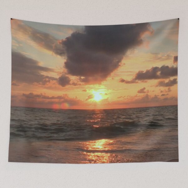 Item preview, sunset at the beach :) designed and sold by ahmadshalqeh.
