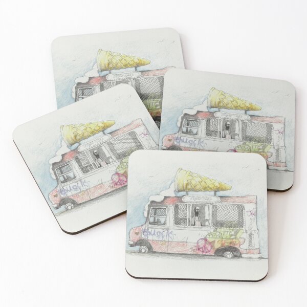 Item preview, Banksy Drawing Ice Cream Wagon designed and sold by WE-ARE-BANKSY.