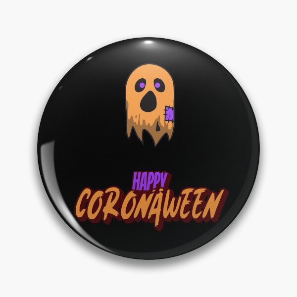 Item preview, Happy Coronaween! Quarantined Halloween with a Ghost designed and sold by TwinTailDesigns.
