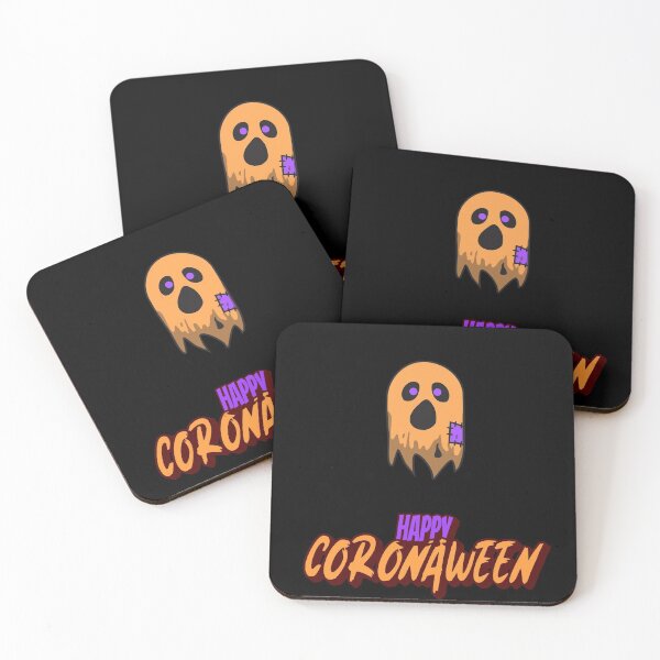 Item preview, Happy Coronaween! Quarantined Halloween with a Ghost designed and sold by TwinTailDesigns.