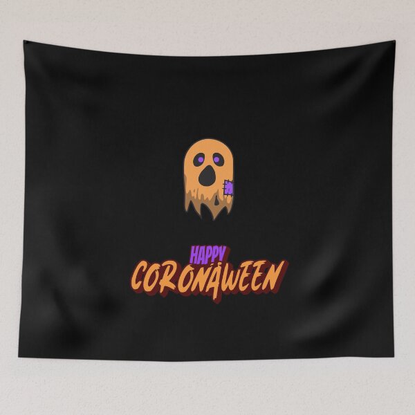 Item preview, Happy Coronaween! Quarantined Halloween with a Ghost designed and sold by TwinTailDesigns.