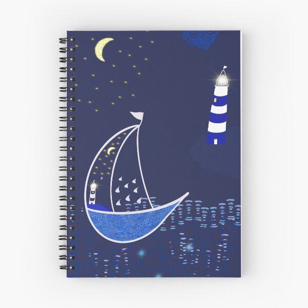 Item preview, Boteh Boating - dark blue designed and sold by KizzyW.