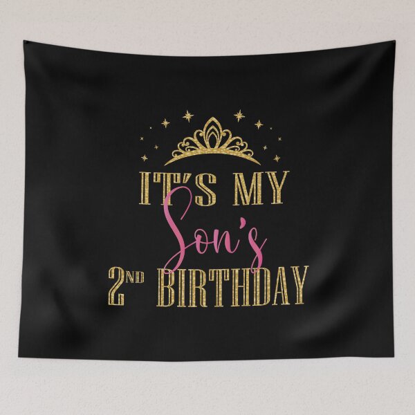 Item preview, It's My Son's 2nd Birthday Boys Party Family Matching graphic designed and sold by Grabitees.