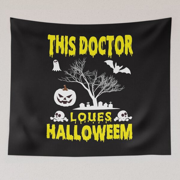 Item preview, this doctor loues halloween  designed and sold by JobaBreezy.