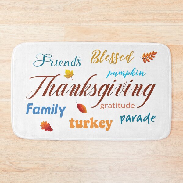 Item preview, Thanksgiving Word Cloud designed and sold by Coastal-Designs.