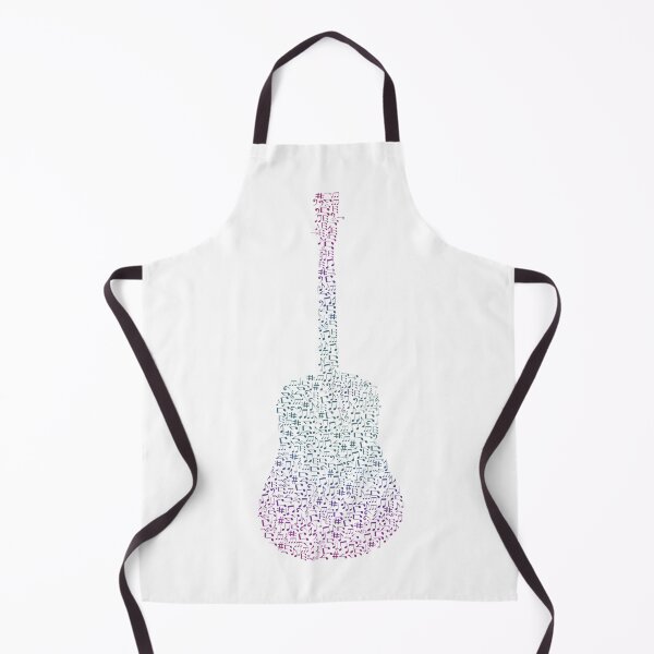 Item preview, Music Notes Guitar designed and sold by MusicTeesStore.