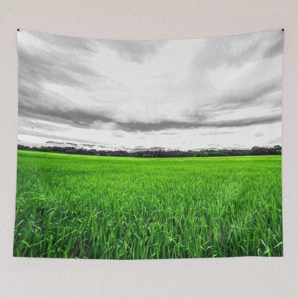 Item preview, Gray Sky and Green Grass designed and sold by Indra Agrawal.