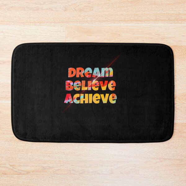 Item preview, Dream believe achieve  designed and sold by Clumsy Prints.