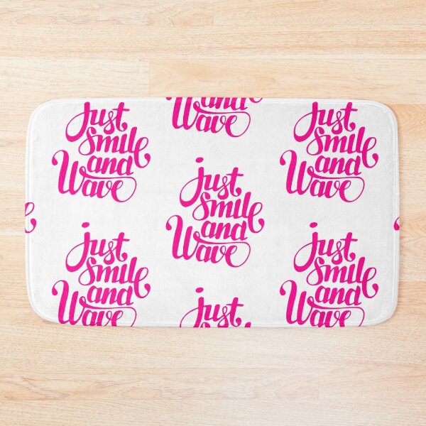 Item preview, Just Smile and Wave pink designed and sold by Myshtra.