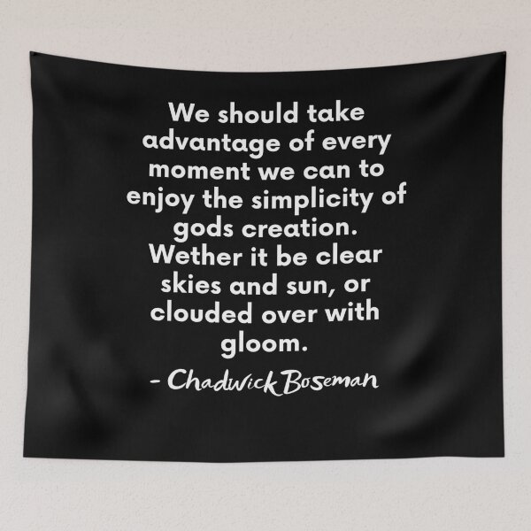 Item preview, Meaningful Chadwick Boseman Quote designed and sold by BigBoyShop.