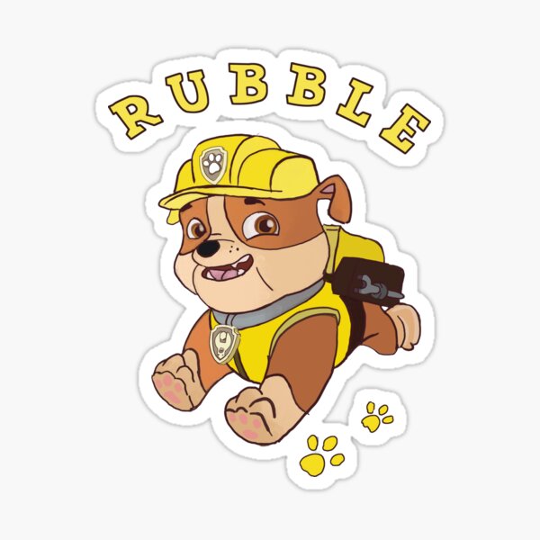 Item preview, Rubble Paw Patrol designed and sold by Thundersome.