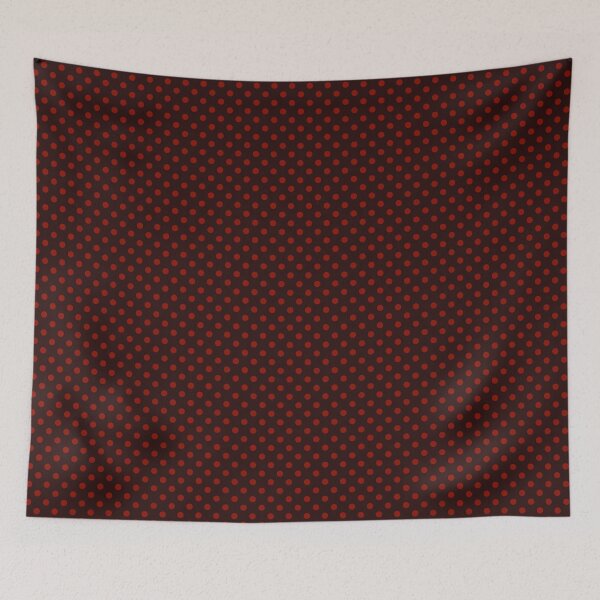 Item preview, Blackforest Ruby Red Classic Chic Polka Dot Pattern designed and sold by LJWDesigns.