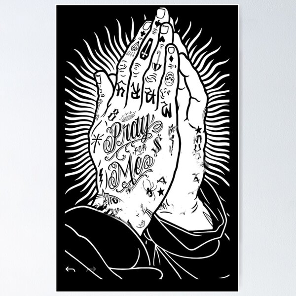 Praying Hands Tattoo Posters for Sale | Redbubble Praying Hands Tattoo Posters for Sale | Redbubble