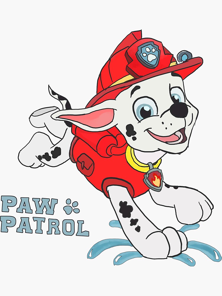 Paw Patrol Marshall Face  Marshall patrulla canina, Paw patrol navidad,  Pegatinas de la patrulla canina