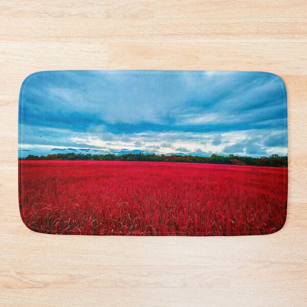 Item preview, Red Grass Under The Blue Sky designed and sold by Indra Agrawal.