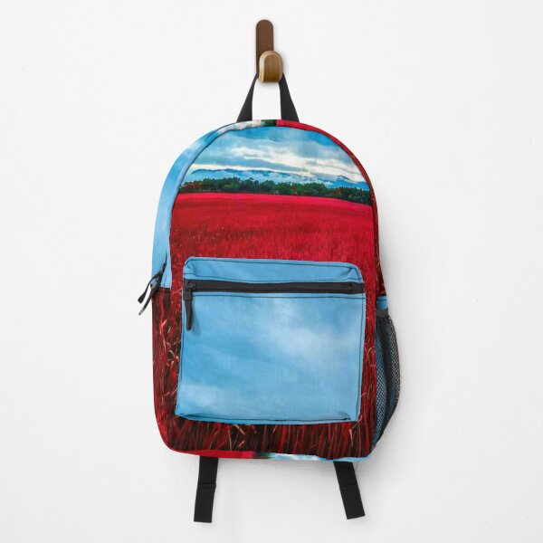 Item preview, Red Grass Under The Blue Sky designed and sold by Indra Agrawal.