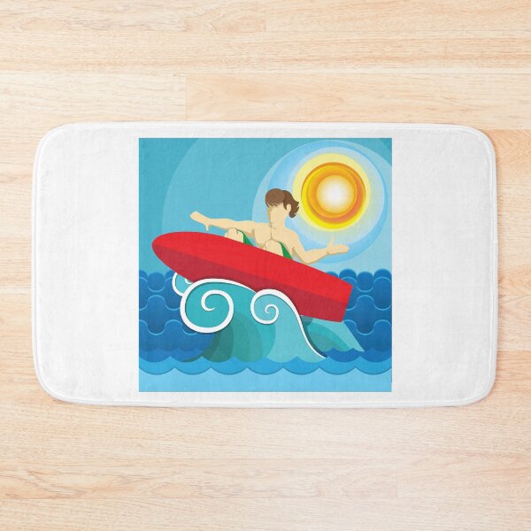 Item preview, Illustration of person surfing on the waves, water sport. Ideal for sports and institutional materials designed and sold by LucianoCosmo.