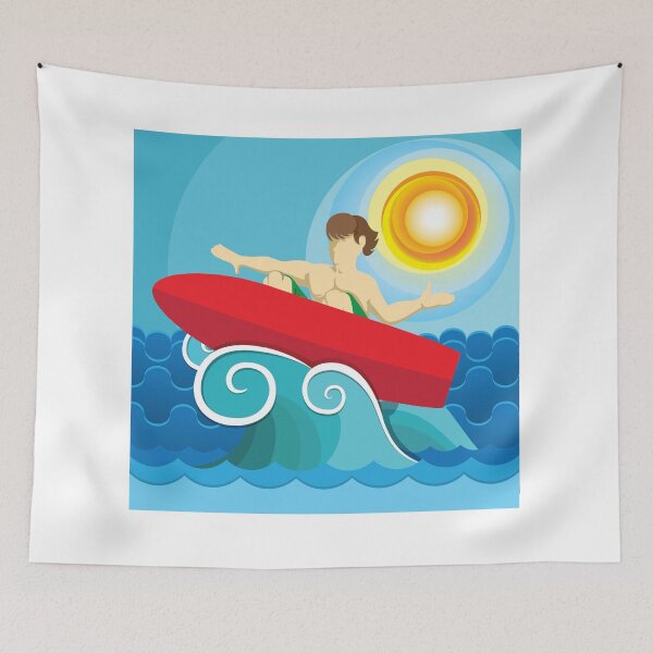 Item preview, Illustration of person surfing on the waves, water sport. Ideal for sports and institutional materials designed and sold by LucianoCosmo.
