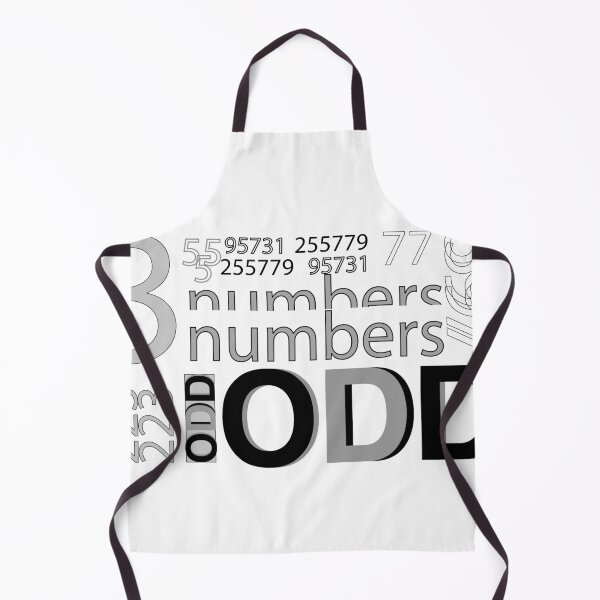 Item preview, Odd number cool typography monochromatic design designed and sold by Kvyom.