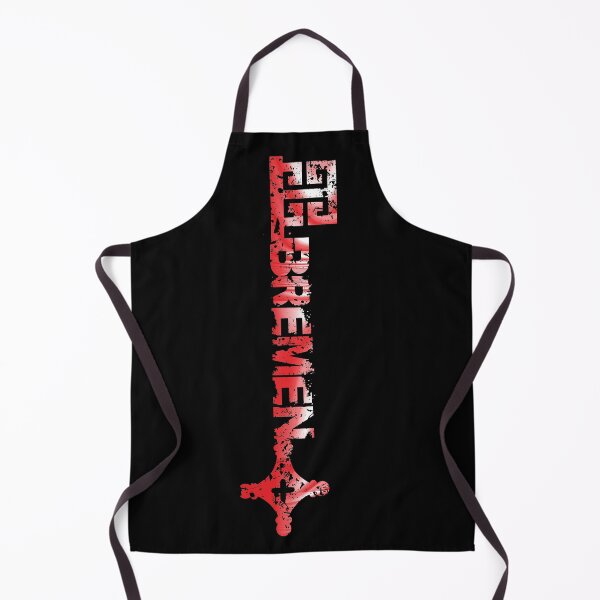 Item preview, Lettering Bremen Bremer Schlüssel in the colors red and white arranged vertically designed and sold by froggy-stylecom.