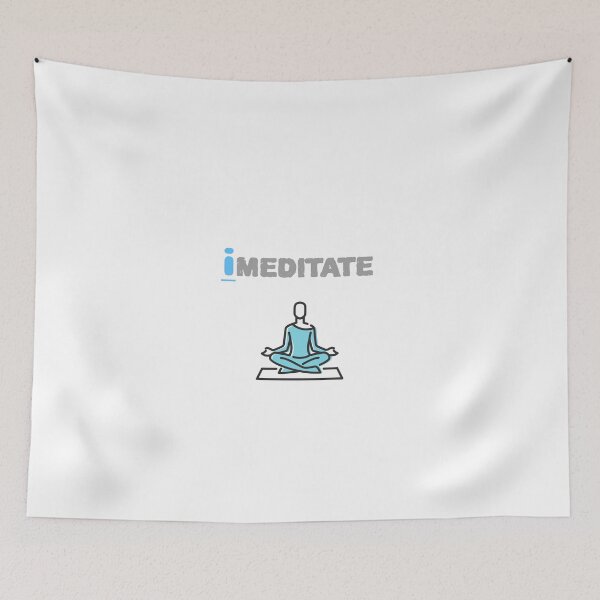 Item preview, Blue man meditates designed and sold by spiritual-tee.