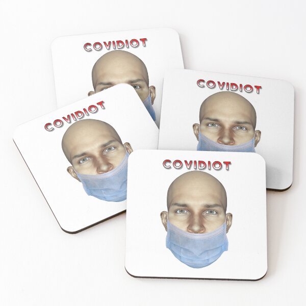 Item preview, How a Covidiot Wears a Mask designed and sold by MarkUK97.