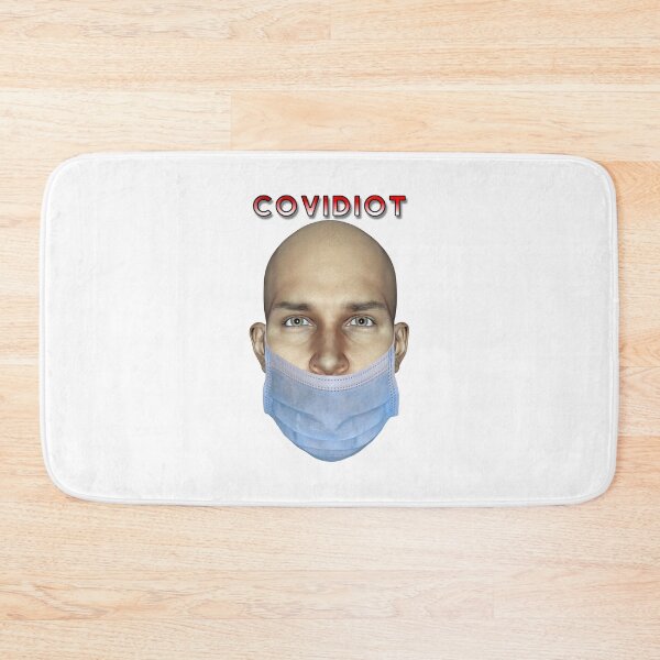 Item preview, How a Covidiot Wears a Mask designed and sold by MarkUK97.