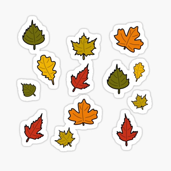 Autumn leaves Sticker