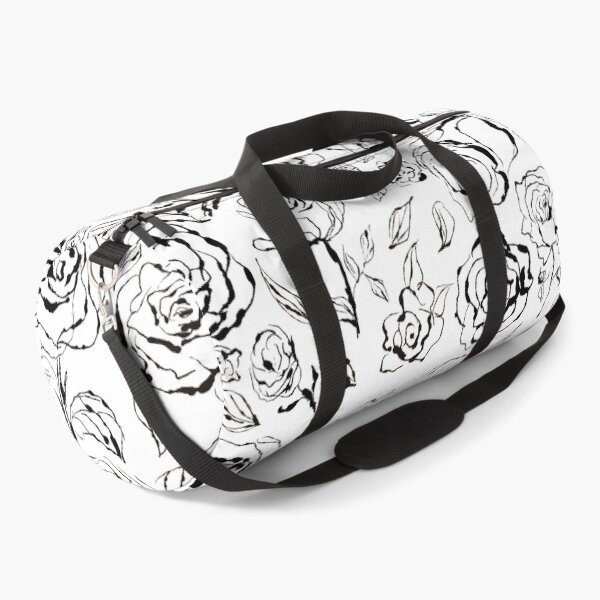 Item preview, Black and white seamless pattern with black roses. designed and sold by NataPrando.