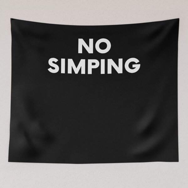 Item preview, No Simping designed and sold by BigBoyShop.